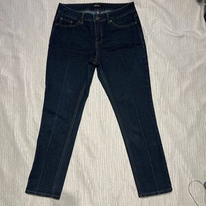 Dark wash denim‎ jeans